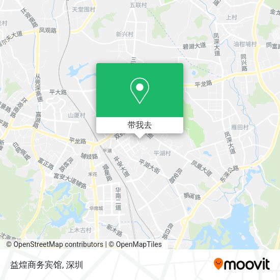 益煌商务宾馆地图