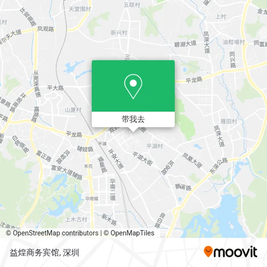 益煌商务宾馆地图