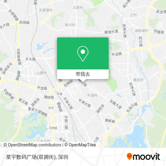 星宇数码广场(双拥街)地图
