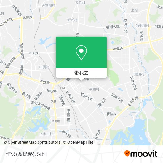恒波(益民路)地图