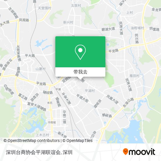 深圳台商协会平湖联谊会地图