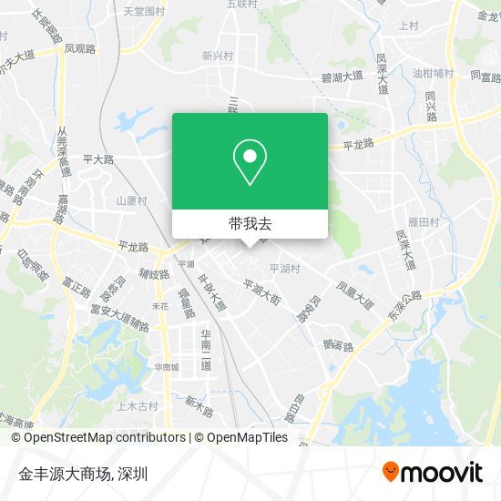 金丰源大商场地图
