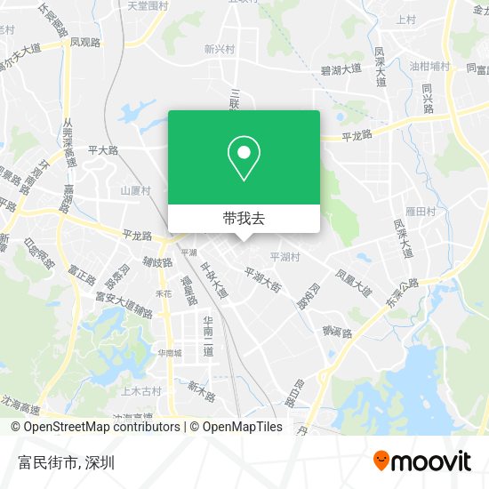 富民街市地图