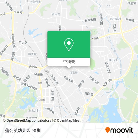 蒲公英幼儿园地图