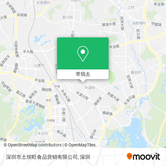 深圳市土坝旺食品营销有限公司地图