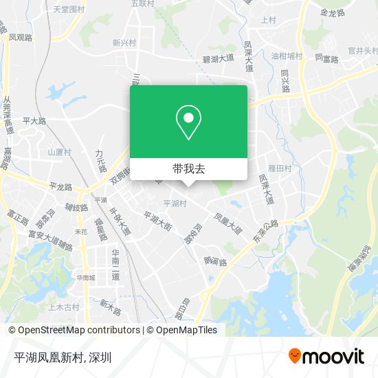平湖凤凰新村地图