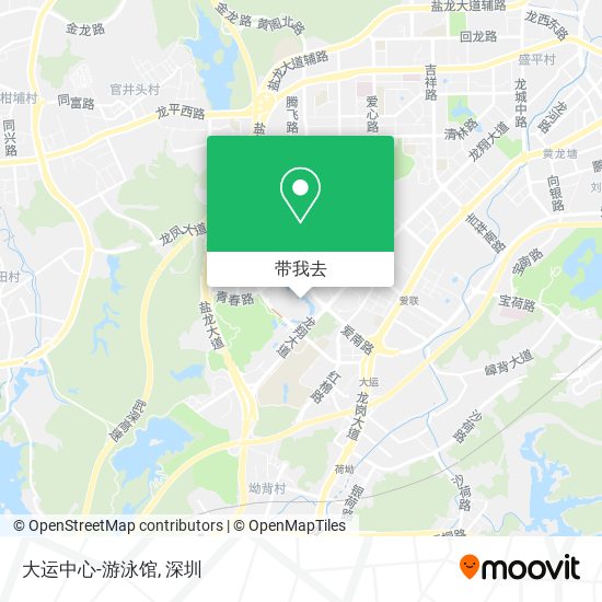 大运中心-游泳馆地图