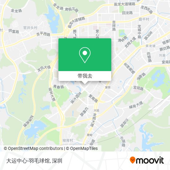 大运中心-羽毛球馆地图