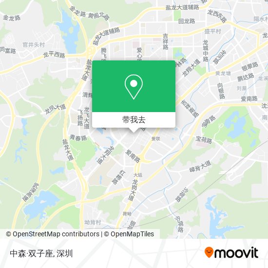 中森·双子座地图