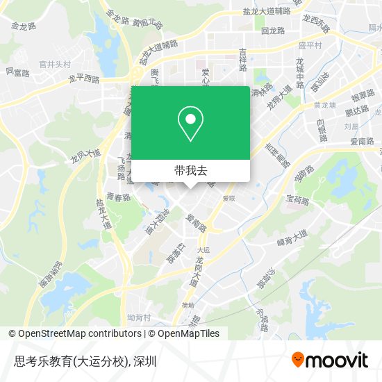 思考乐教育(大运分校)地图