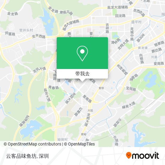 云客品味鱼坊地图
