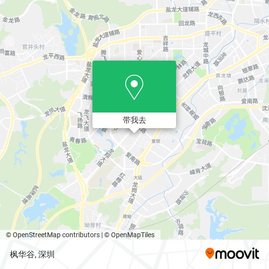 枫华谷地图