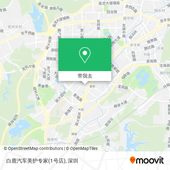 白鹿汽车美护专家(1号店)地图