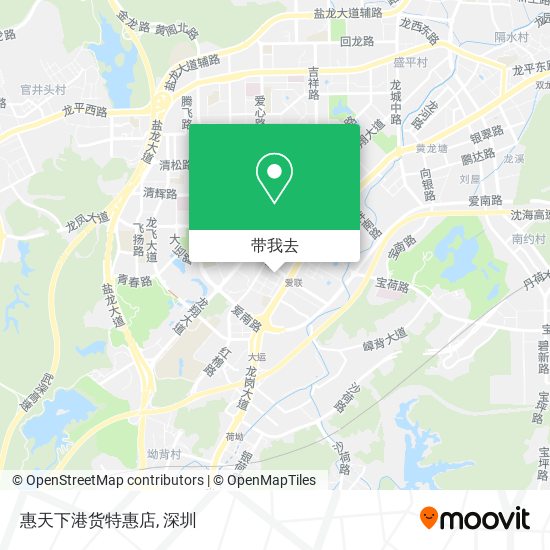 惠天下港货特惠店地图