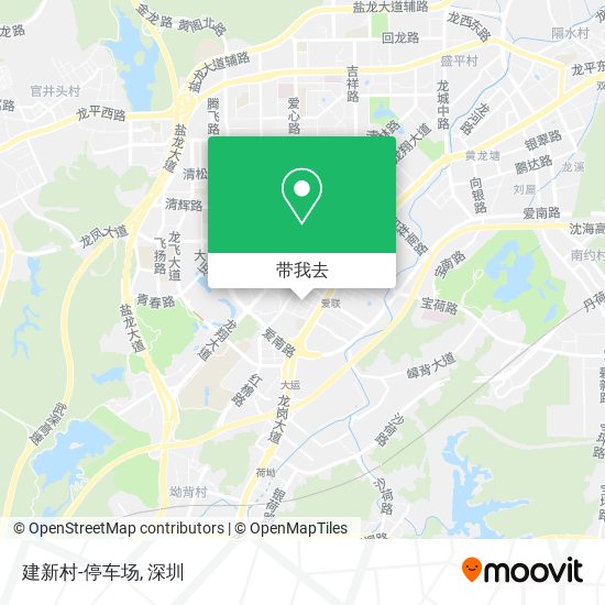 建新村-停车场地图