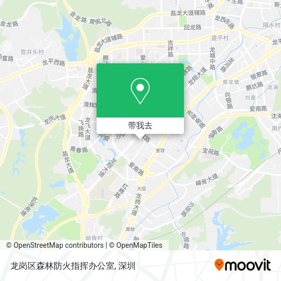 龙岗区森林防火指挥办公室地图
