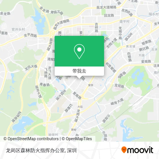 龙岗区森林防火指挥办公室地图