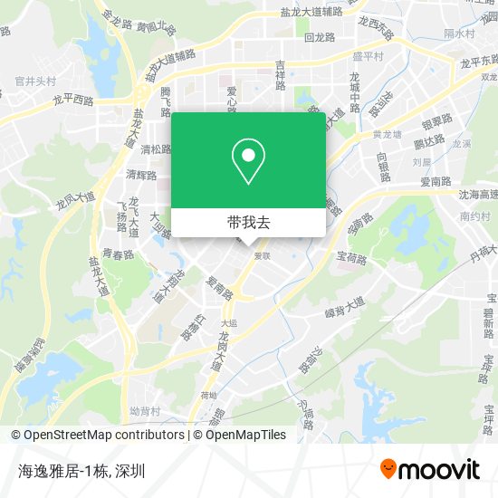 海逸雅居-1栋地图
