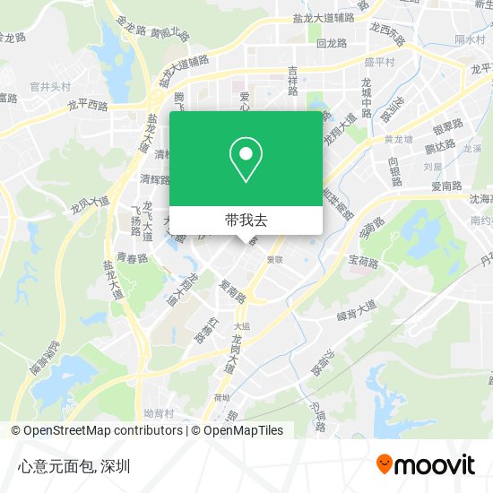 心意元面包地图