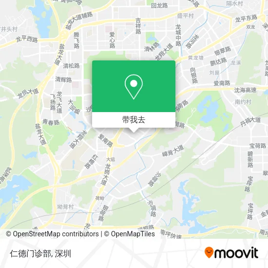 仁德门诊部地图