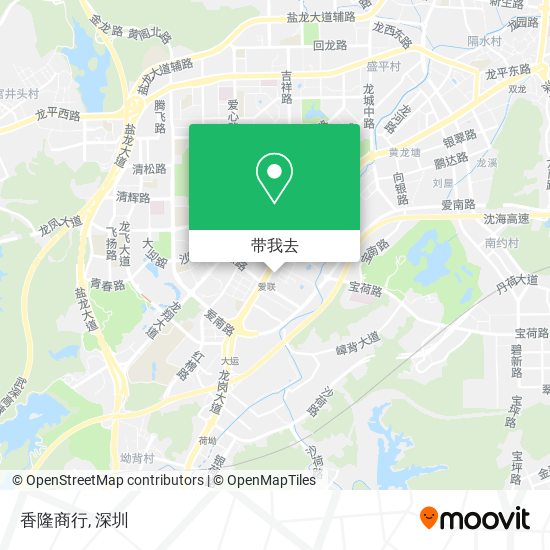 香隆商行地图