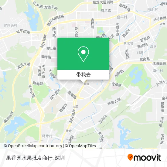 果香园水果批发商行地图