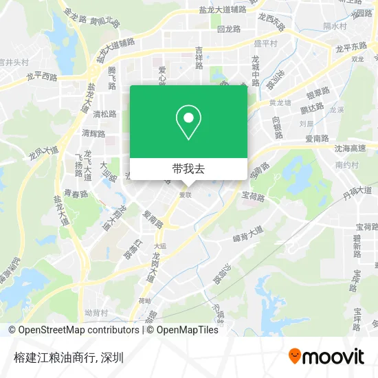 榕建江粮油商行地图