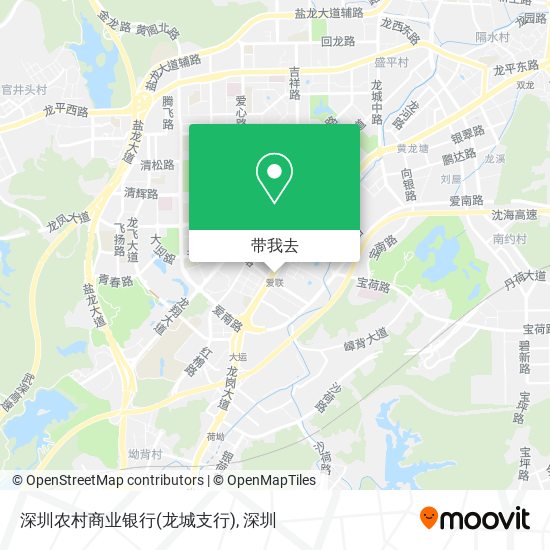 深圳农村商业银行(龙城支行)地图