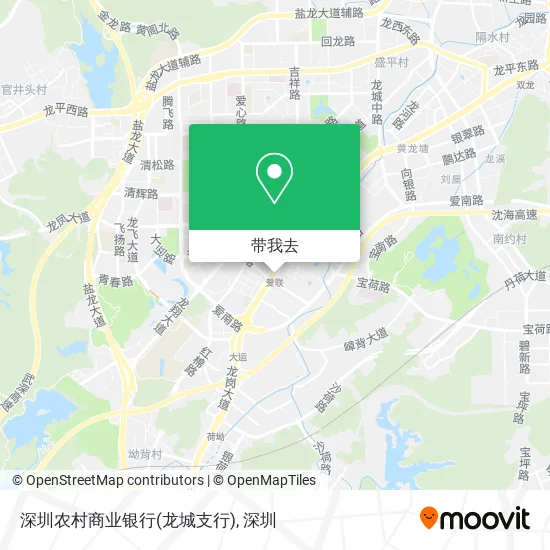 深圳农村商业银行(龙城支行)地图