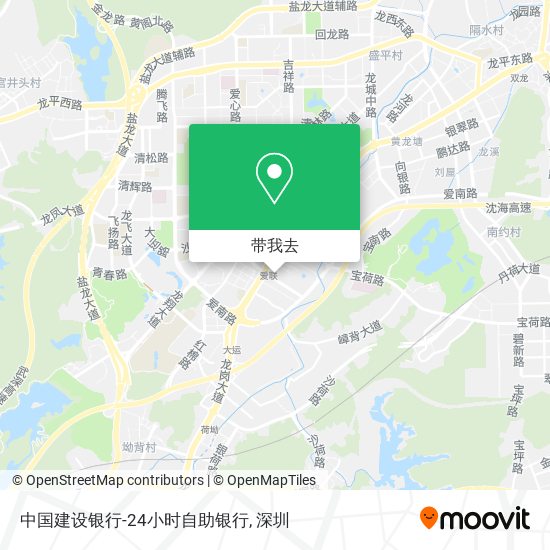 中国建设银行-24小时自助银行地图