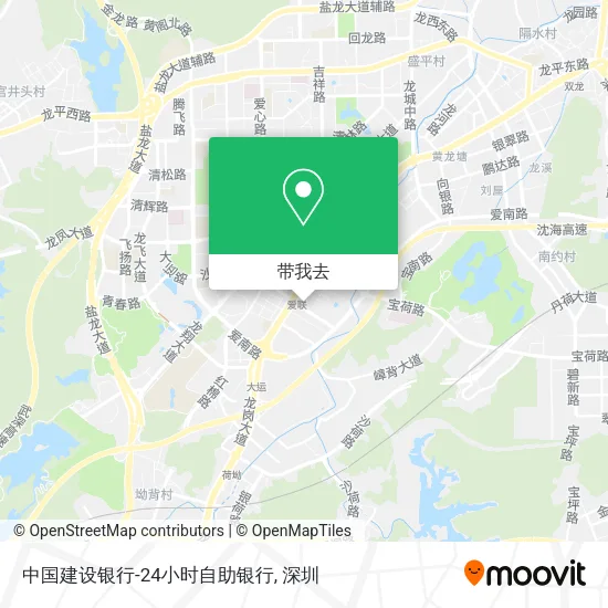 中国建设银行-24小时自助银行地图