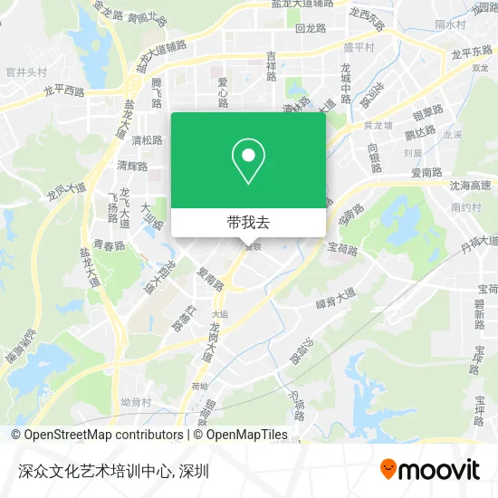 深众文化艺术培训中心地图