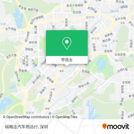 福顺达汽车用品行地图