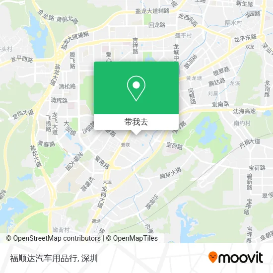 福顺达汽车用品行地图