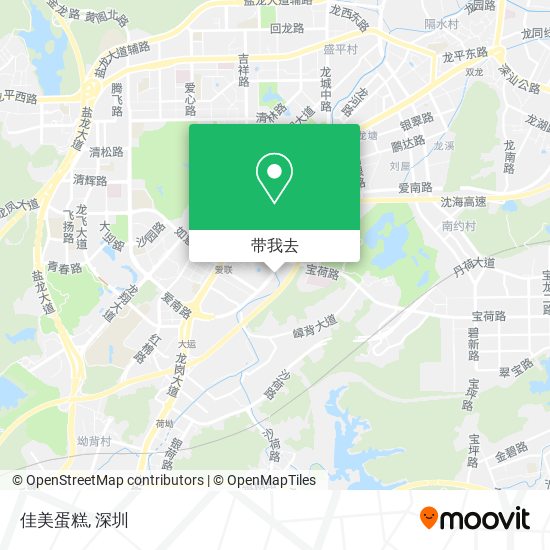 佳美蛋糕地图