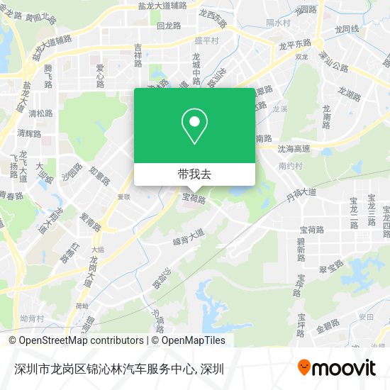 深圳市龙岗区锦沁林汽车服务中心地图