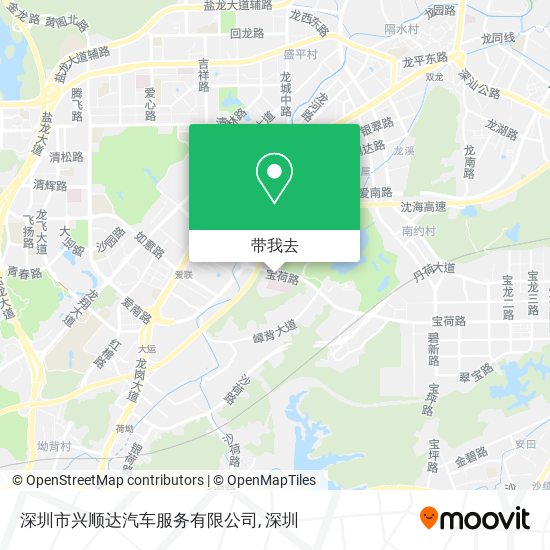 深圳市兴顺达汽车服务有限公司地图