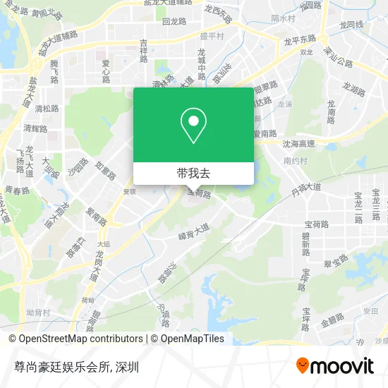 尊尚豪廷娱乐会所地图
