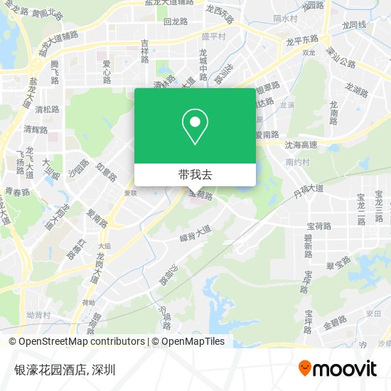 银濠花园酒店地图