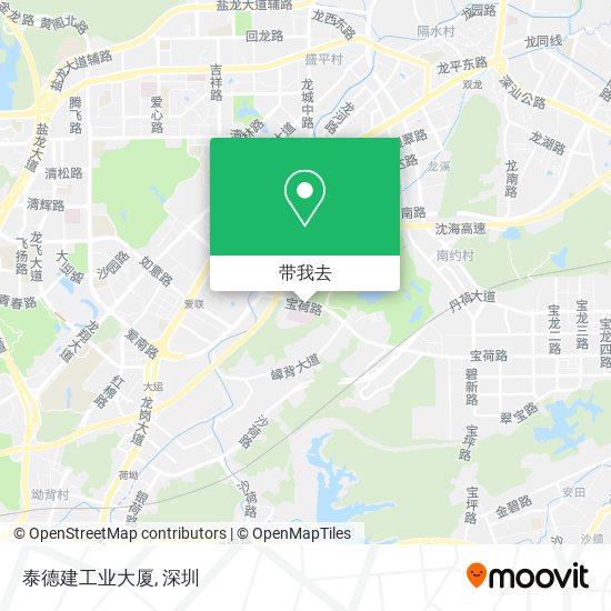 泰德建工业大厦地图