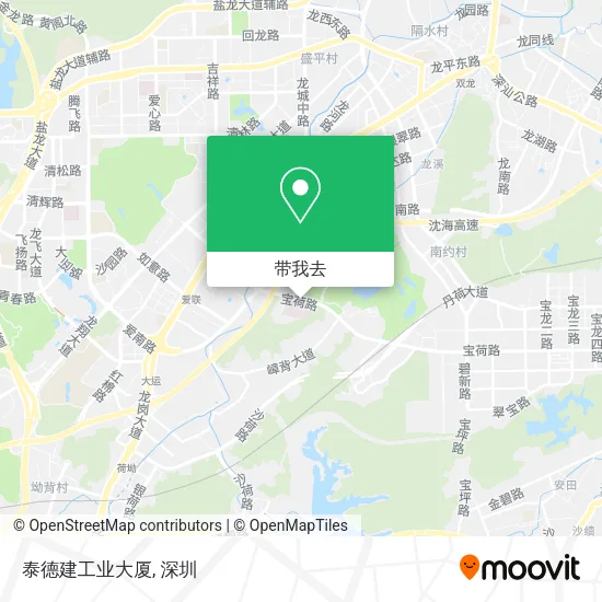 泰德建工业大厦地图