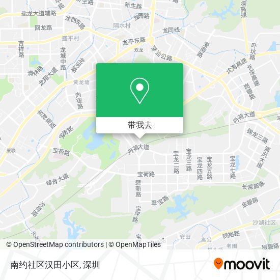 南约社区汉田小区地图