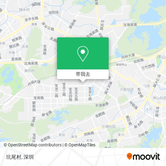 坑尾村地图