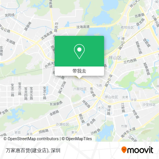 万家惠百货(建业店)地图