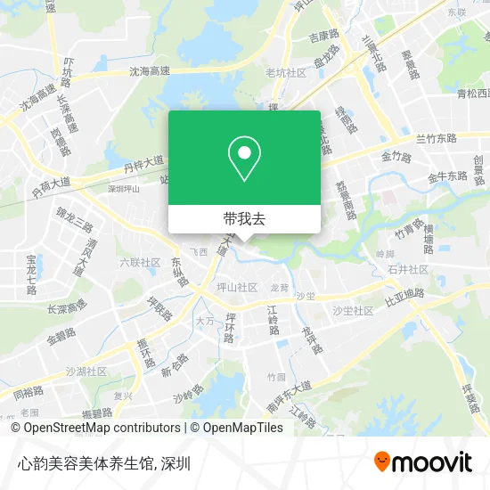 心韵美容美体养生馆地图