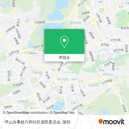 坪山办事处六和社区居民委员会地图