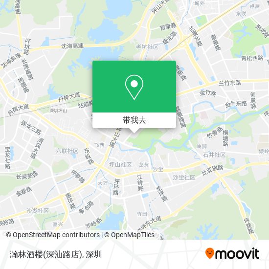 瀚林酒楼(深汕路店)地图