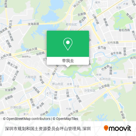 深圳市规划和国土资源委员会坪山管理局地图