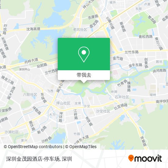 深圳金茂园酒店-停车场地图