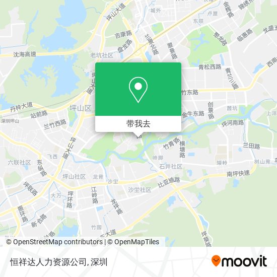 恒祥达人力资源公司地图